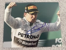 Nico Rosberg Autographed 8x10