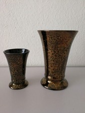 Vase rund metallic deko - vase,