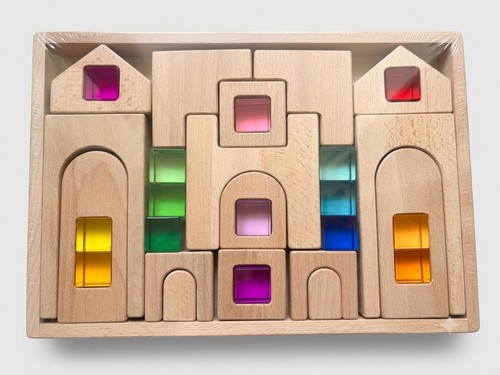 Regenbogen baukasten acryl - regenbogen,