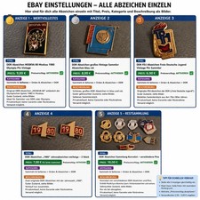 Ddr abzeichen konvolut - ddr,