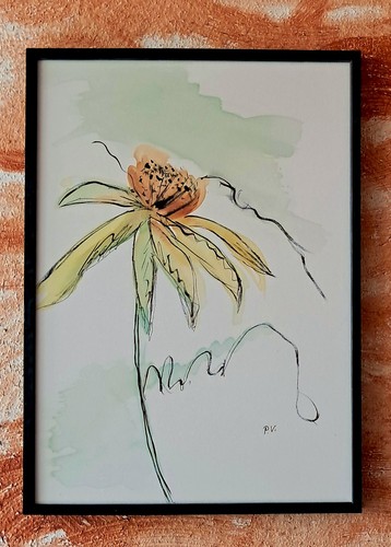Tuschmalerei arnika 50x70 - tuschmalerei,,