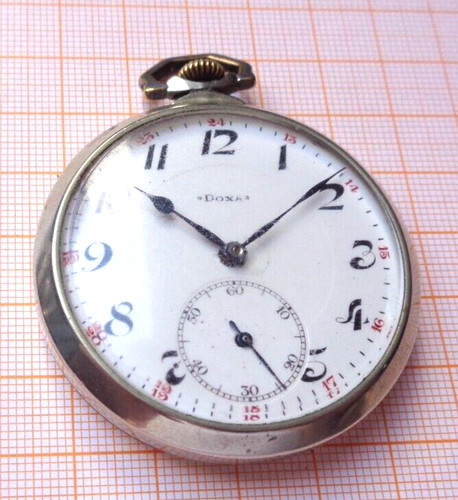 Antike taschenuhr metall doxa - antike,