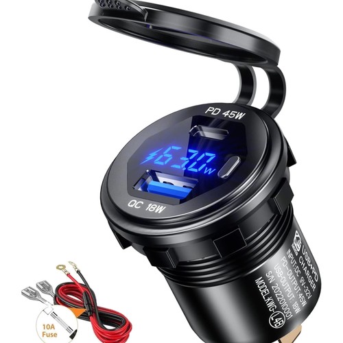 Usb steckdose 12v - c, pd