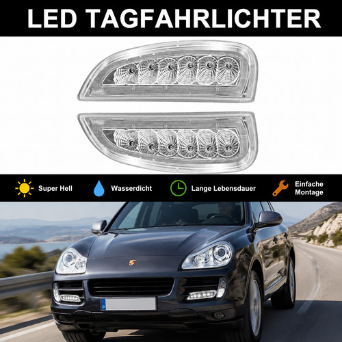 Weißes paar tagfahrlicht - weißes,