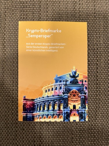 Briefmarke semperoper dresden - semperoper,
