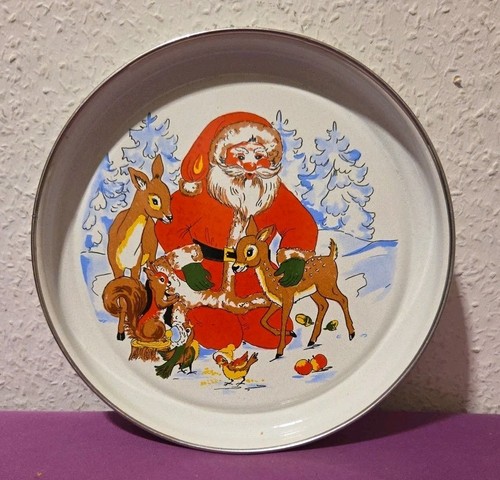 Ddr emaille weihnachtsteller - emaille, -weihnachtsteller