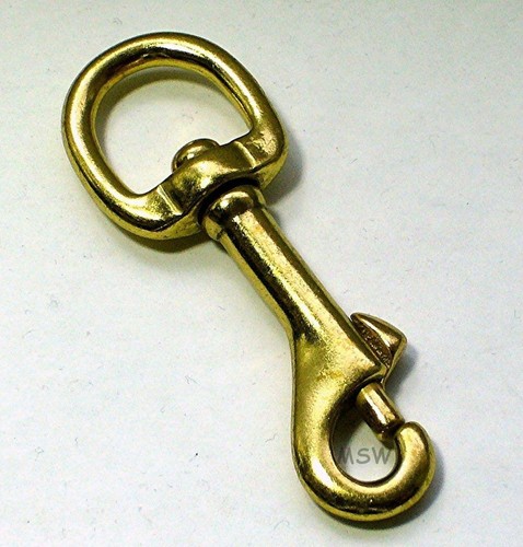 Karabiner massiv messing x - 82,