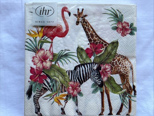 Servietten safari zebra - 20,