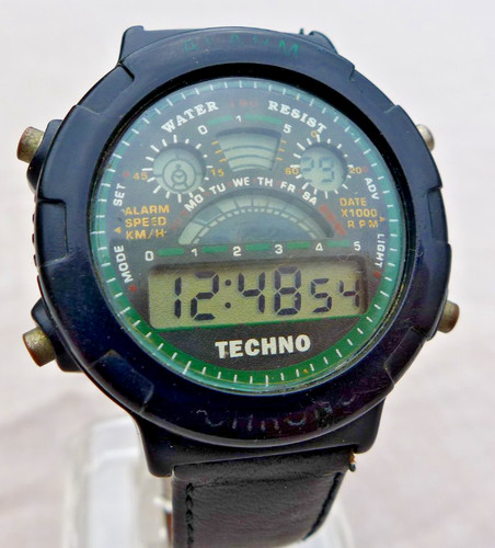 Kult techno digital - techno, sportuhr