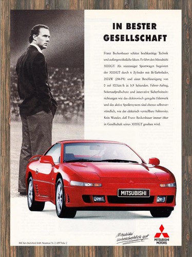 Mitsubishi 3000 reklame - gt,