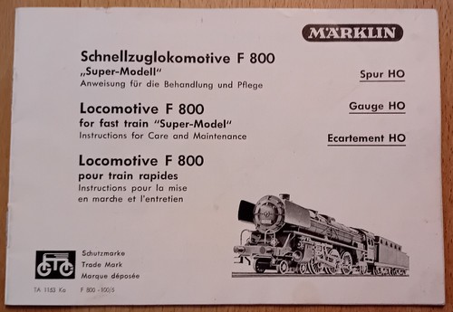 Märklin beschreibung - märklin,