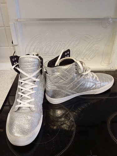 Supra schuhe silber eu47 5 - schuhe,