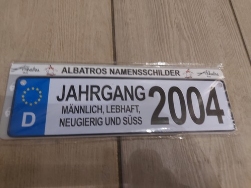 Albatros namensschild jahrgang - albatros,