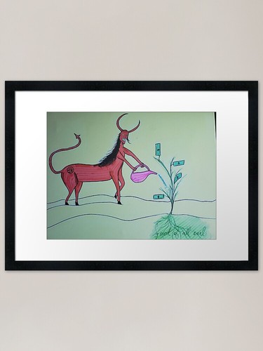 Diablo gerahmter kunstdruck - diablo,