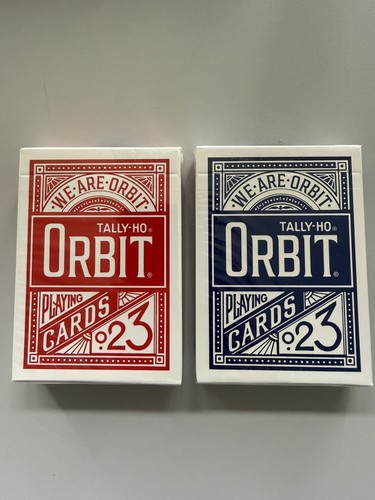 Orbit tally playing cards - tally-ho,
