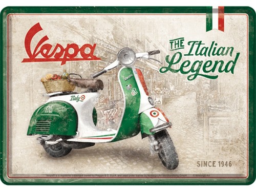 Blechpostkarte nostalgic art - blechpostkarte, art-