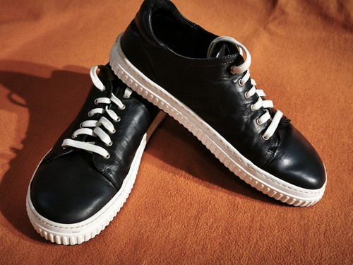 Dunkelblauer damenschuh - dunkelblauer,