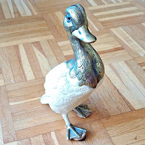Ente keramik figur - keramik,