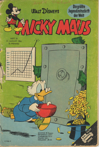 Micky maus heft 15 8 - -,