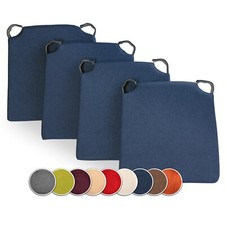 4er set stuhlkissen mit - 4er,