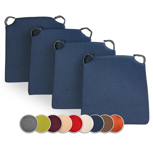 4er set stuhlkissen mit - stuhlkissen,