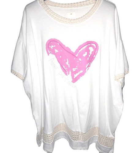 Shirt herz baumwolle - t-shirt, ,