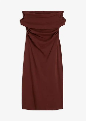 Carmenkleid 38 braun - gr, 36/38