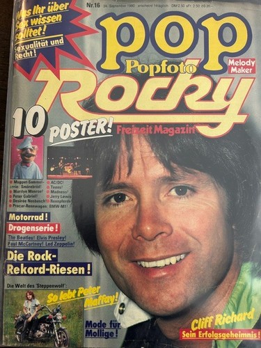 Pop rocky 1980 poster - pop,