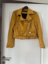 Bikerjacke zara gelb - bikerjacke, gr.