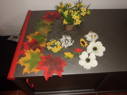 Texilblumen deko tischdeko - deko,