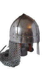 Nasal helm mit ketten nacken - mit,