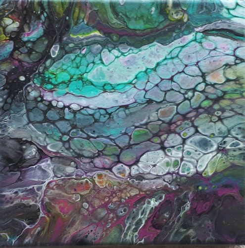 Original acrylbild fluid - acrylbild,