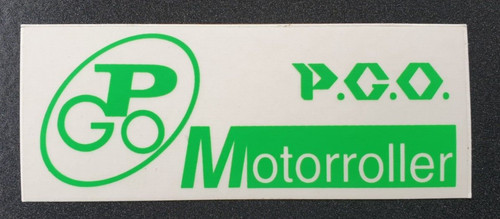 Aufkleber von pgo motoroller - aufkleber,