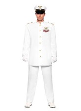 Navy admiral kostüm mit - admiral,