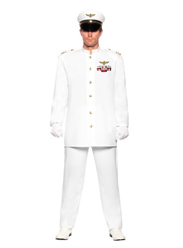 Navy admiral kostüm - admiral, mit