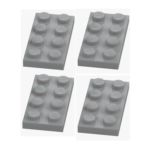 Lego platte 2x4 medium - 4x,
