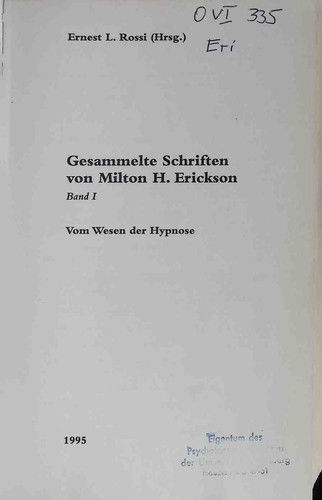 Gesammelte schriften von - gesammelte,