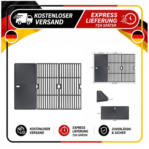 Gusseisen grillrost - gusseisen,