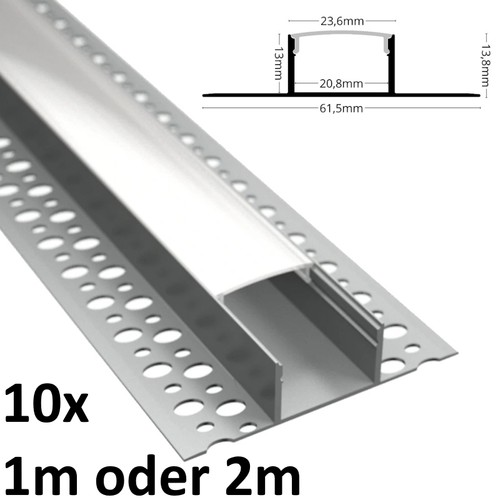 10x einputz einbau profil - 10x,