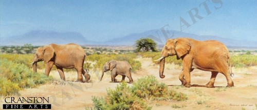 Afrikanischer elefant tierwelt - afrikanischer,