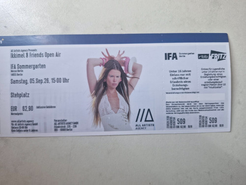 Konzert ticket ikkimel - ticket, &