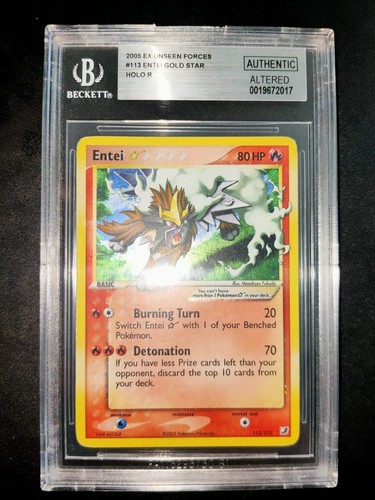 Pokemon entei goldstar - goldstar, ex