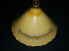 Küchenwaage manuell Designer Waage mit Schüssel Guizzini Dolly Gelb