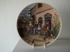 Fine China Lichte Porzellan Sammelteller - Dorfmusikanten - Made in GDR