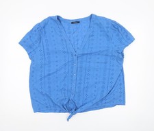 Roman Damen Blau Baumwolle