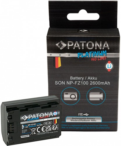 Patona platinum akku mit - mit, usb-c