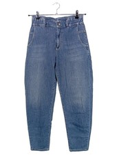MARC CAIN Karottenjeans Damen Jeans Gr. DE 38 blau Casual-Look