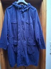Ulla Popken Parka Mantel Jacke Gr. 58/60 marine