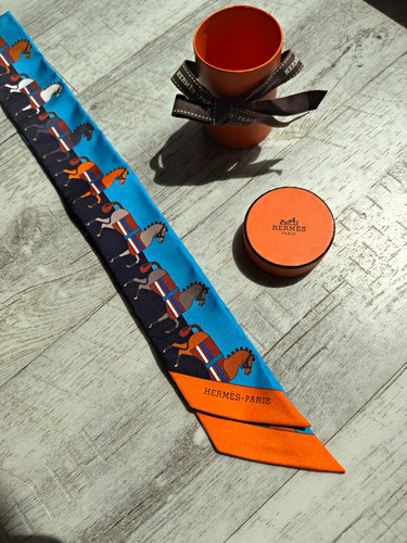 Hermès twilly seidenhalstuch - twilly,