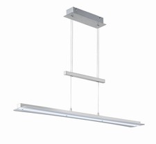 LED Hängelampe Glas Metall